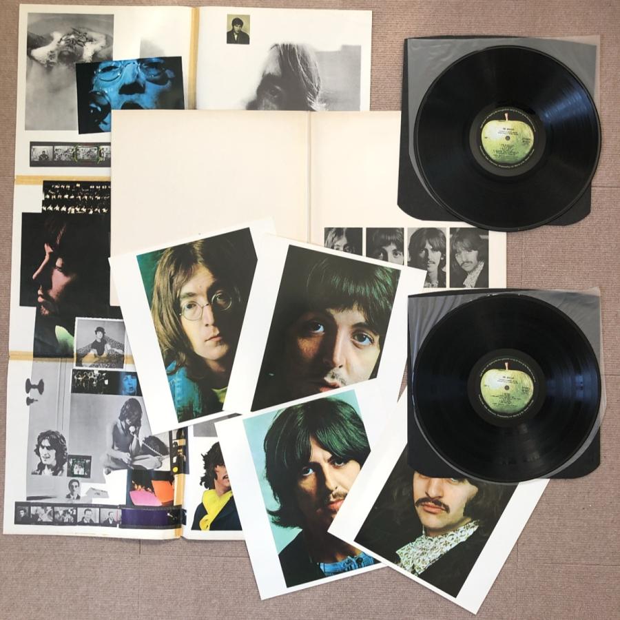 良盤 ビートルズ Beatles 1969年 2枚組LPレコード ホワイト 良盤 ビートルズ Beatles 1969年 2枚組LPレコード ホワイト