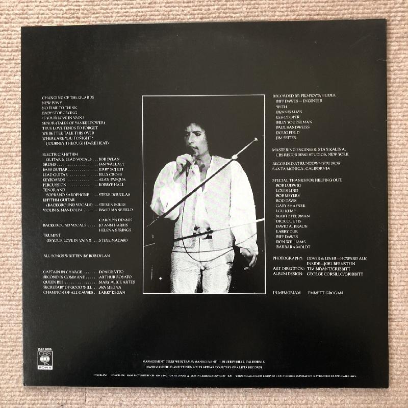 美盤 ボブ・ディラン Bob Dylan 1978年 LPレコード ストリート