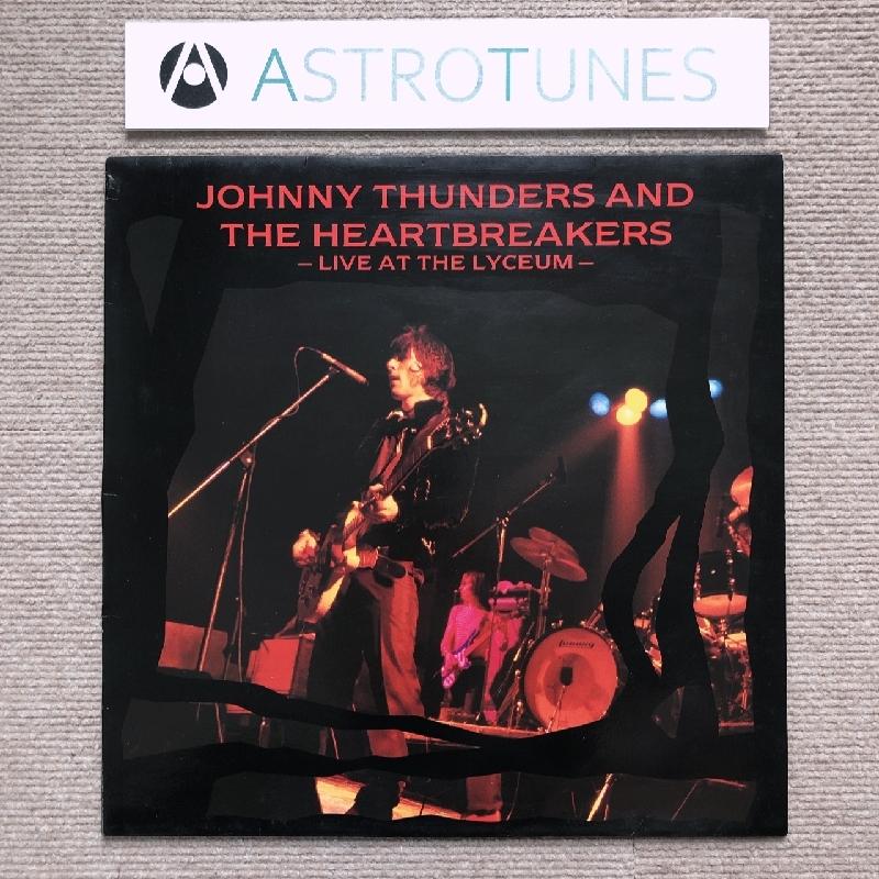 美盤 英国盤 レアジャケット盤 Johnny Thunders & The Heartbreakers 1990年 LPレコード Live At The Lyceum パンク New York Dolls｜astrotunes