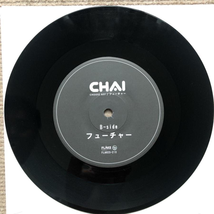 美盤 美ジャケ チャイ Chai 2019年 ７"EPレコード チューズ・ゴー！ Choose Go! 国内盤 Japanese electric pop｜astrotunes｜10