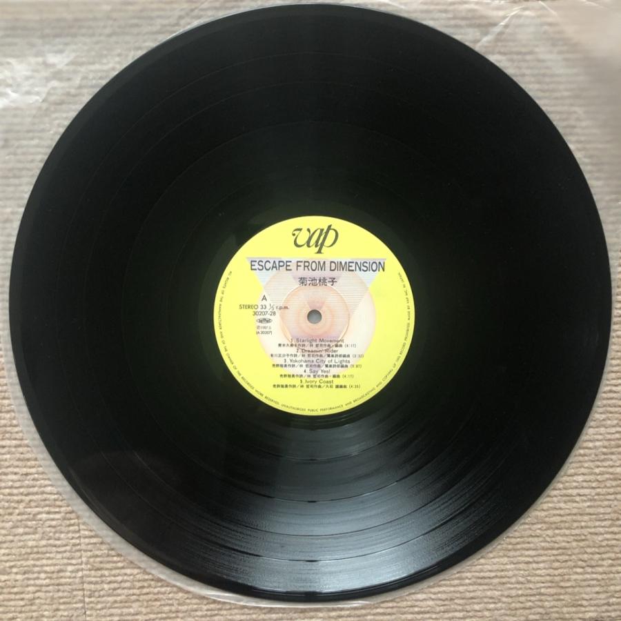 良盤 菊池桃子 Momoko Kikuchi 1987年 LPレコード エスケープ