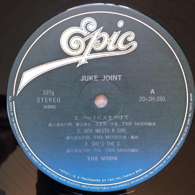 高い素材】 THE MODS レコード JUKE JOINT zppsu.edu.ph