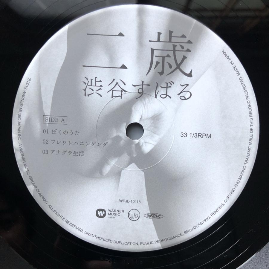 渋谷すばる Subaru Shibuya 2019年 2枚組LPレコード 二歳 Nisai 国内盤
