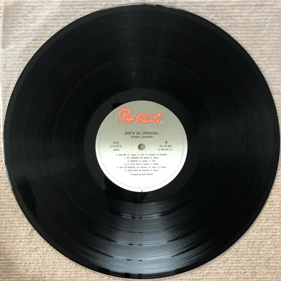 シンディ・ローパー Cyndi Lauper 1983年 LPレコード N.Y.ダンステリア