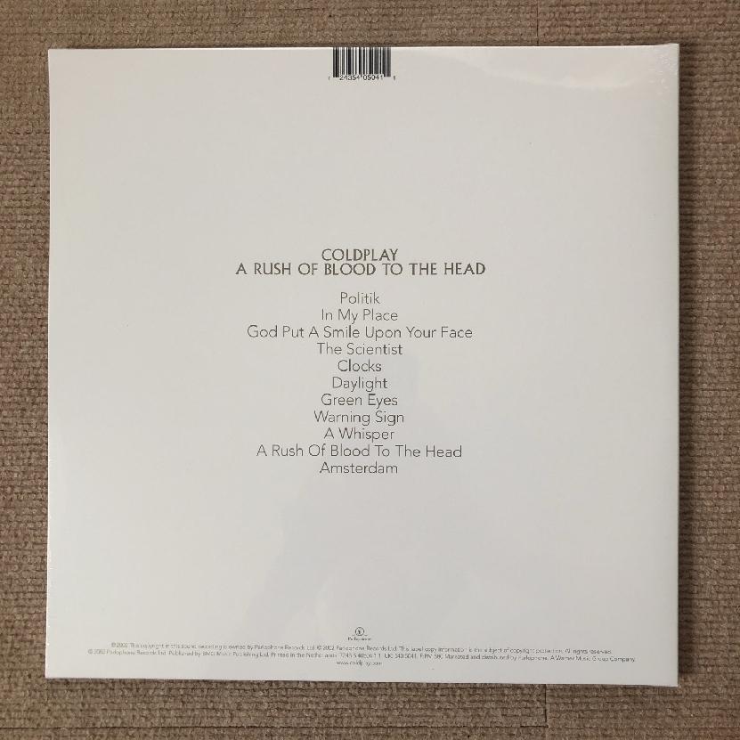 未開封新品 コールドプレイ Coldplay 2002年 LPレコード 静寂の世界