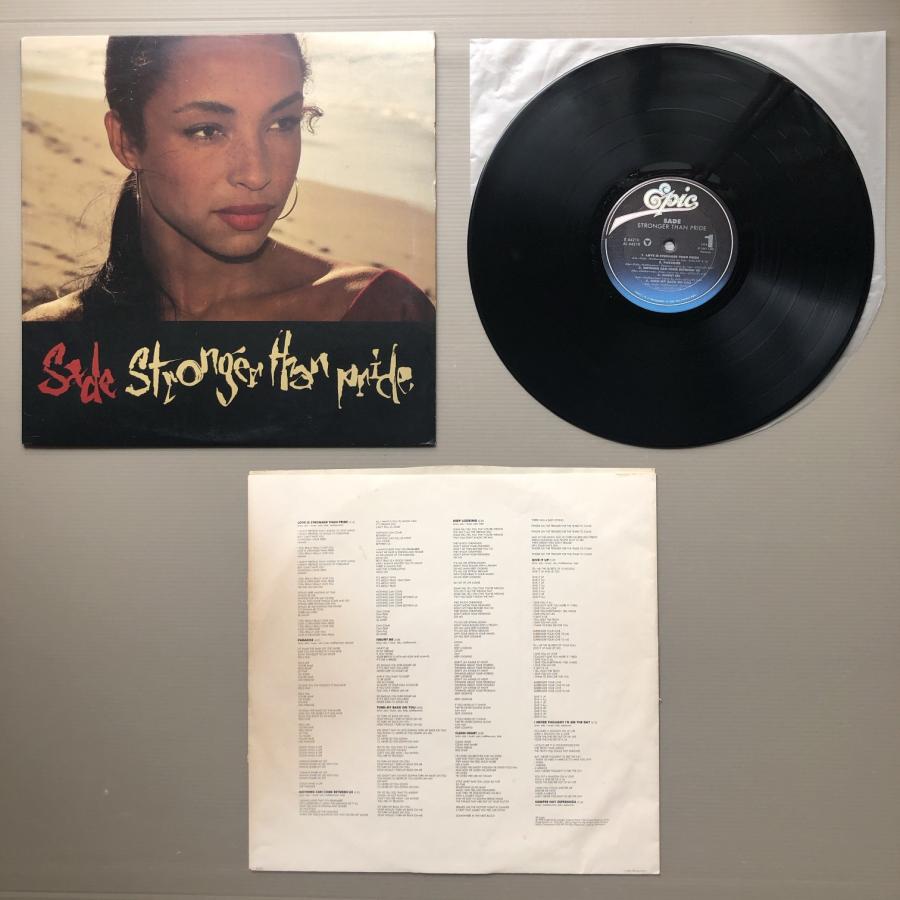 良盤 シャーデー Sade 1988年 LPレコード Stronger Than Pride 米国盤 Jazz Andrew Hale ...
