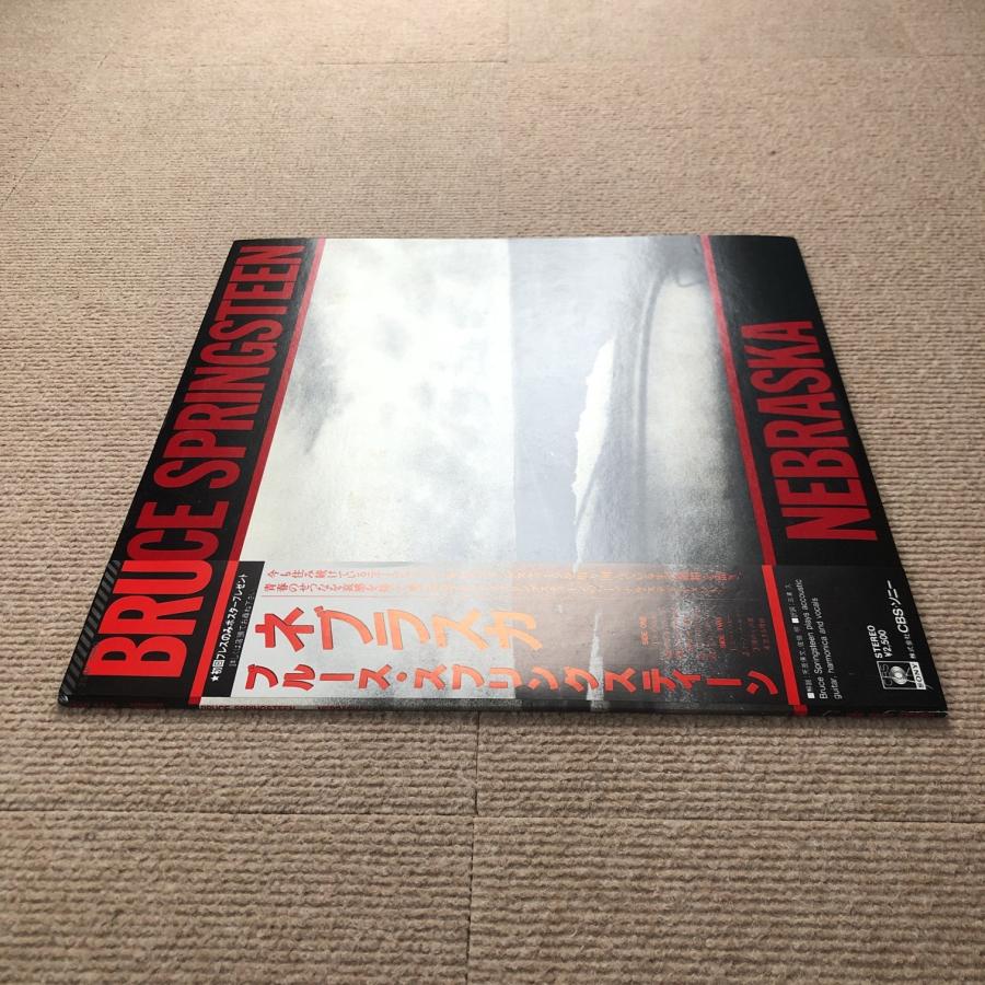 美盤 ブルース・スプリングスティーン Bruce Springsteen 1982年 LPレコード ネブラスカ Nebraska 名盤 国内盤 ...