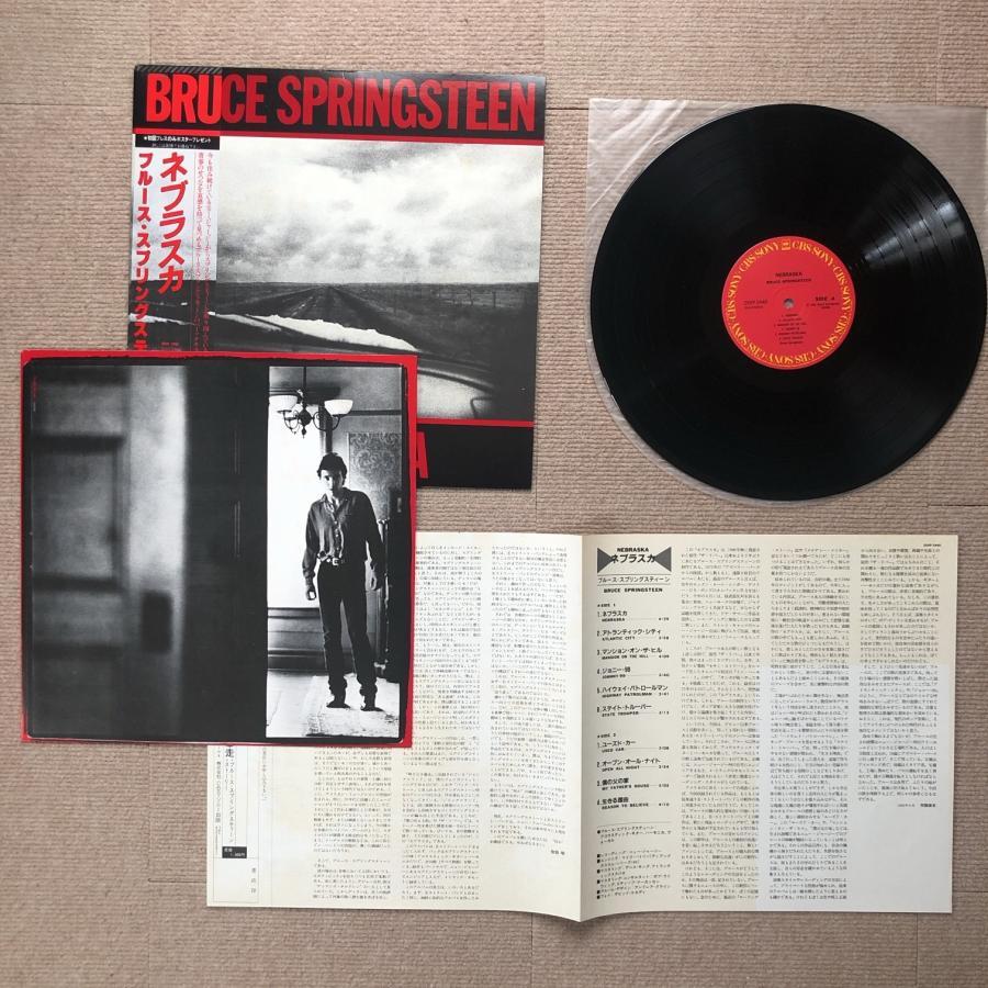 美盤 ブルース・スプリングスティーン Bruce Springsteen 1982年 LPレコード ネブラスカ Nebraska 名盤 国内盤 ...