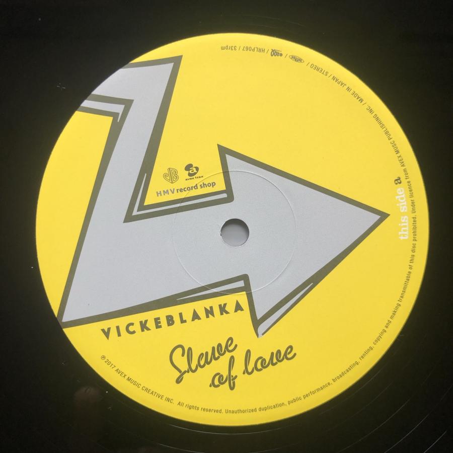 傷なし美盤 美ジャケ ほぼ新品 レア盤 ビッケブランカ(山池純矢) Vickeblanka 2017年 LPレコード Slave Of