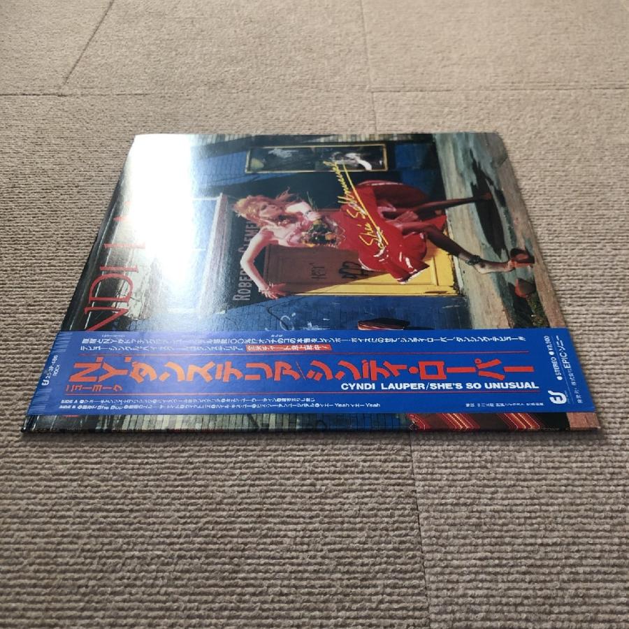 国内初版 シンディ・ローパー Cyndi Lauper 1983年 LPレコード N.Y.
