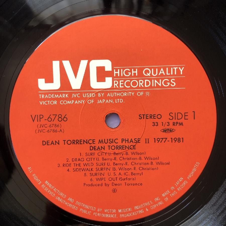 ジャンク品 ディーン・トーレンス Dean Torrence 1981年 LPレコード