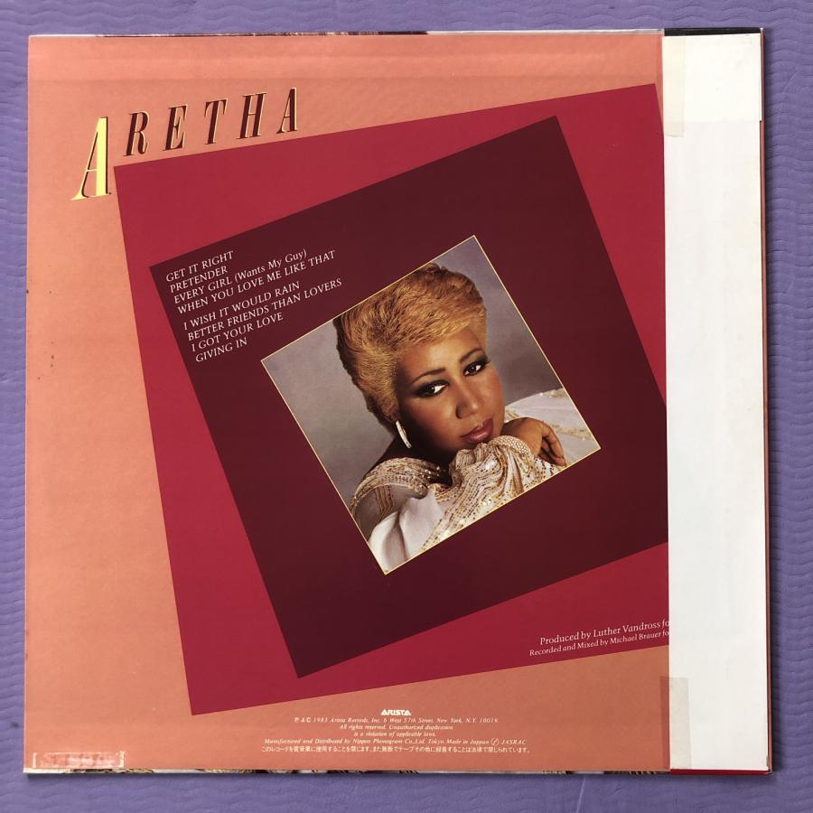 傷なし美盤 アレサ・フランクリン Aretha Franklin 1983年 LPレコード 