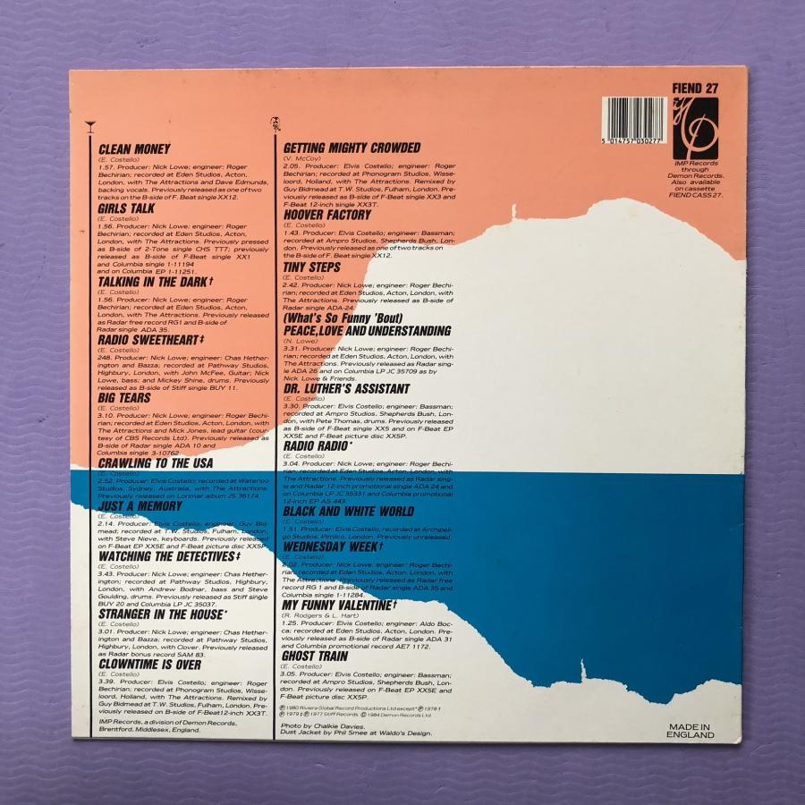 1984年 英国オリジナルリリース盤 Elvis Costello & The Attractions LPレコード Ten Bloody