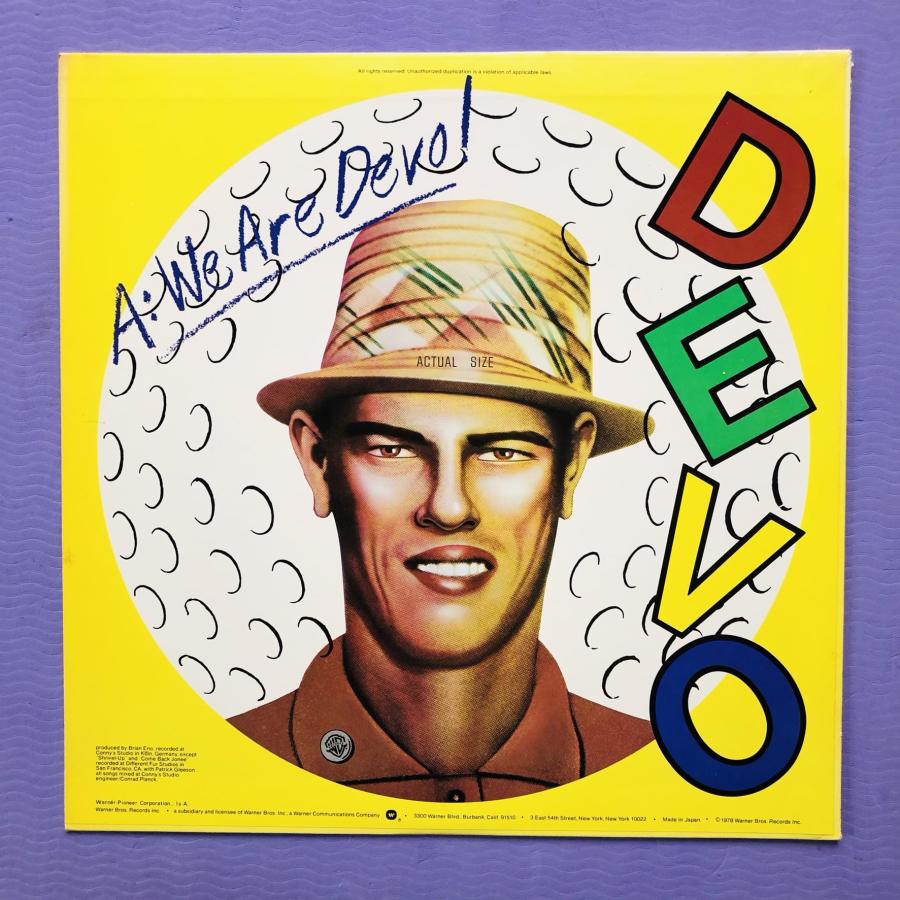 傷なし美盤 ディーヴォ Devo 1978年 LPレコード 頽廃的美学論 Q: Are We Not Men? A: Devo! 名盤 国内盤 ...