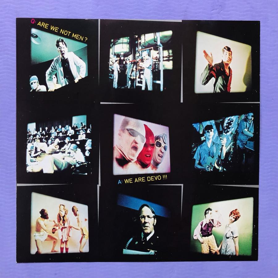 傷なし美盤 ディーヴォ Devo 1978年 LPレコード 頽廃的美学論 Q: Are We Not Men? A: Devo! 名盤 国内盤 ...