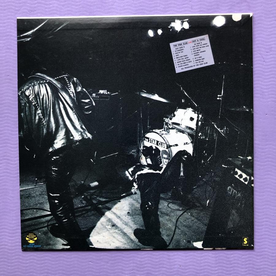 美盤 スタークラブ Star Club 1983年 LPレコード ライブ・ホット＆クール Live Hot & Cool Japanese punk Hello New Punks｜astrotunes｜02