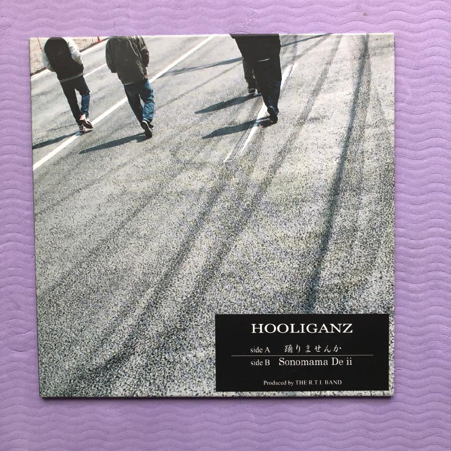 良盤 美ジャケ 美品 激レア フーリガンズ HOOLIGANZ 2017年 ７''EPレコード 踊りませんか J-rap / Hip-hop SR23 / R.T.L. Band produce｜astrotunes｜02