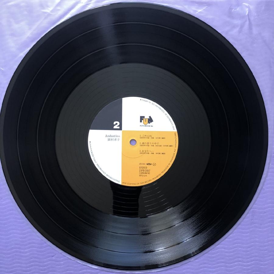 傷なし美盤 レア盤 岡村孝子 Takako Okamura 1986年 LPレコード