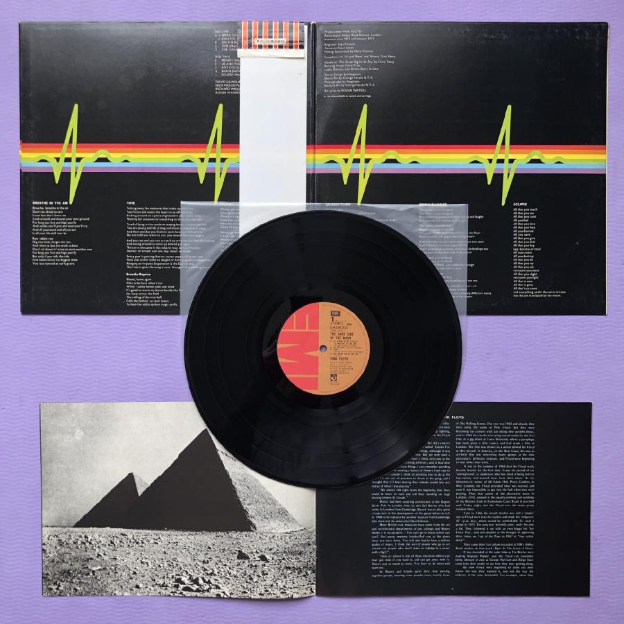 良ジャケ 1974年 国内盤 ピンク・フロイド Pink Floyd LPレコード 狂気 The Dark Side Of The Moon 名盤  帯付 ブックレット付 Roger Waters : a008642 : ASTROTUNES Yahoo!ショップ - 通販 -  Yahoo!ショッピング