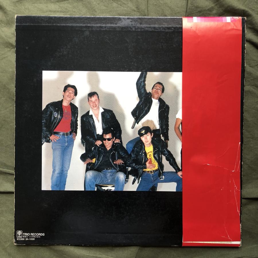 クールス　ベスト　LPレコード　昭和ロック クールス COOLS 黒のロックンロール・クールスの世界【LP / 帯