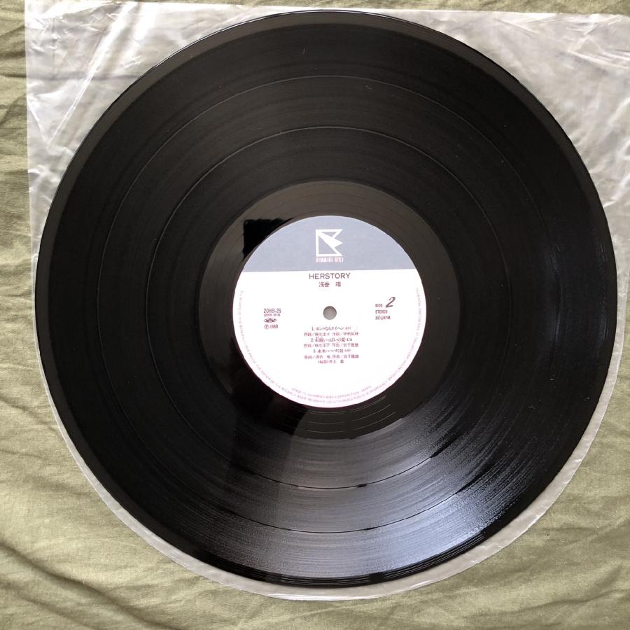 傷なし美盤 レア盤 1988年 浅香唯 Yui Asaka LPレコード ハー