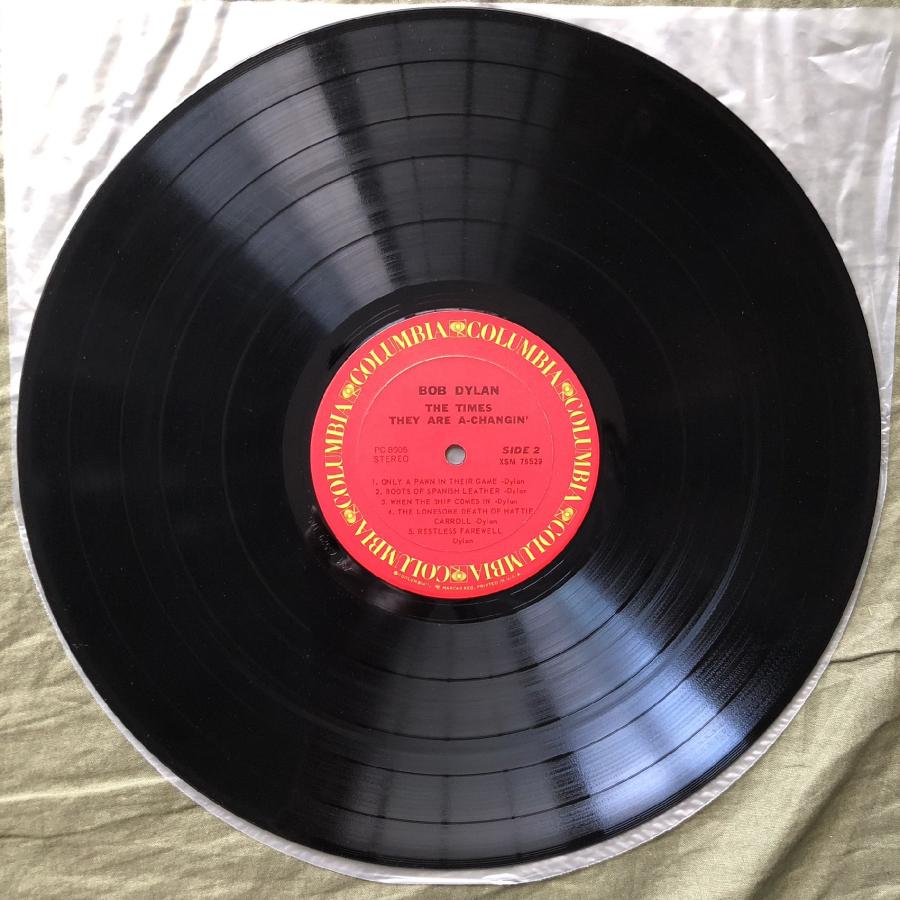 良盤 米国盤 ボブ・ディラン Bob Dylan LPレコード 時代は変る