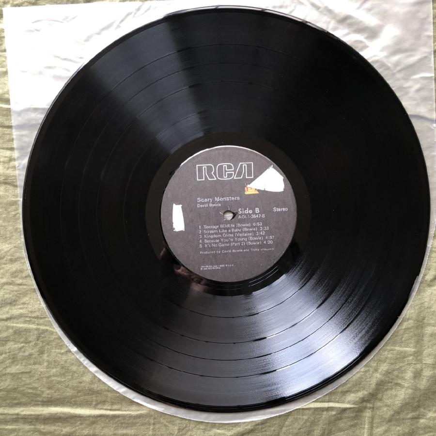 美盤 良ジャケ 1980年 STERING刻印 米国盤 デビッド・ボウイ David