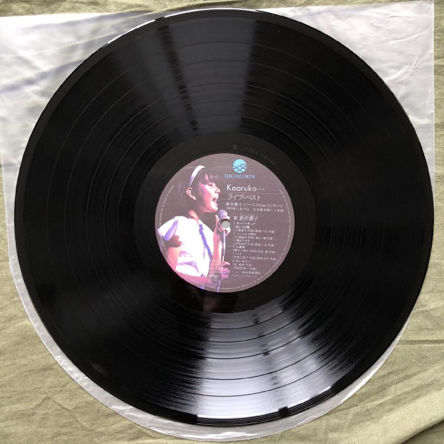 良盤 良ジャケ 1082年 新井薫子 Kaoruko Arai LPレコード ライブベスト