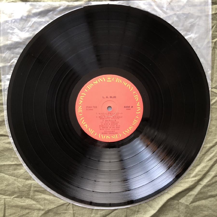 傷なし美盤 1979年 山口百恵 Momoe Yamaguchi LPレコード L.A. ブルー