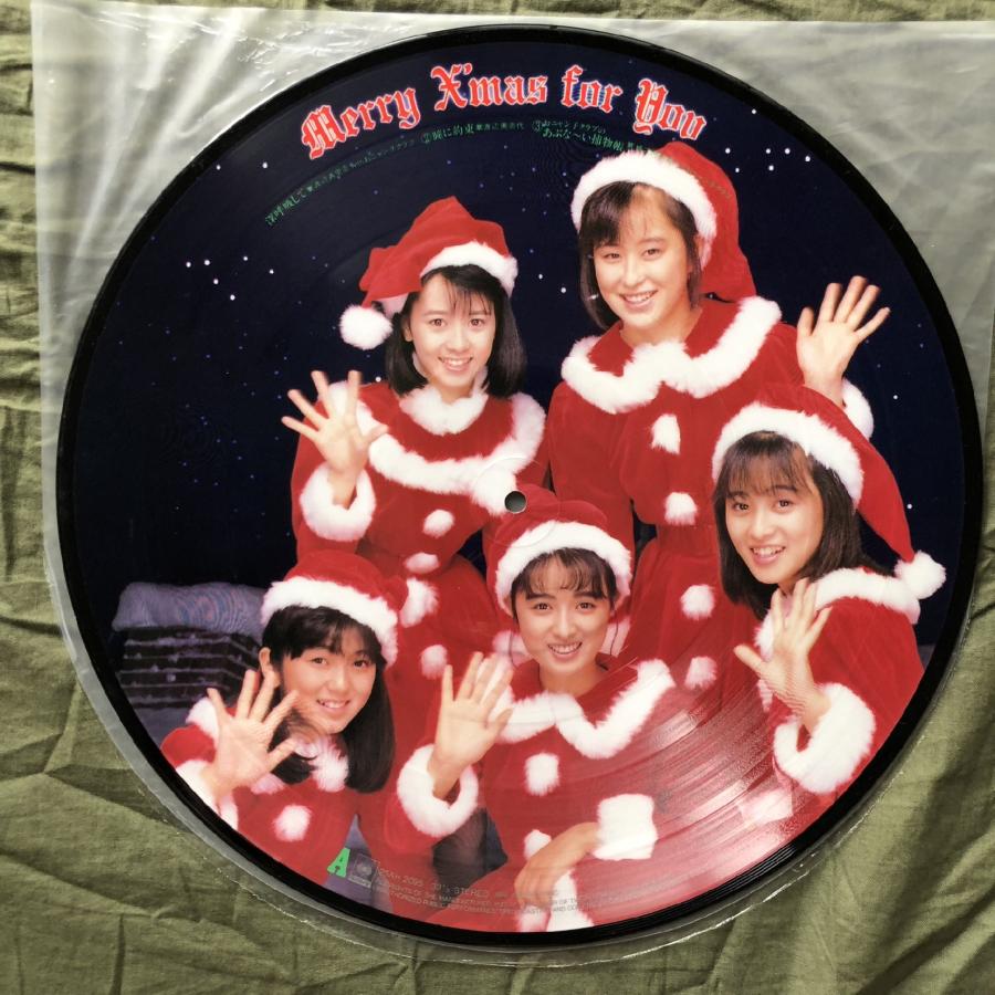 傷無美盤 1986年 おニャン子クラブ ピクチャーLPレコード メリー