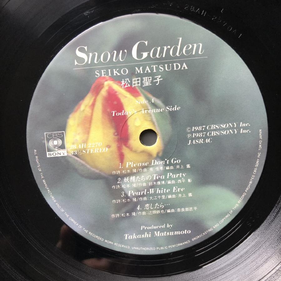 傷なし美盤 美ジャケ 1987年 松田聖子 Seiko Matsuda LPレコード