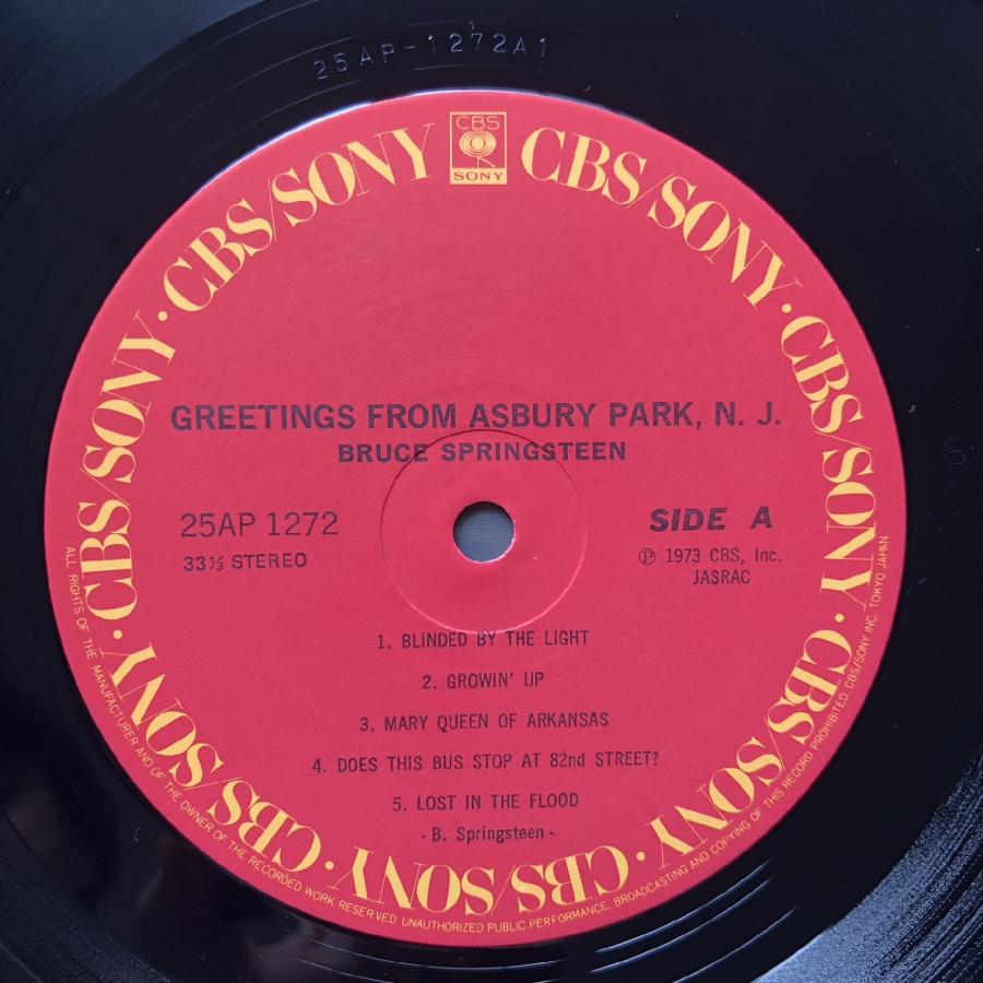 良盤 美ジャケ 1978年 国内盤 Bruce Springsteen LPレコード