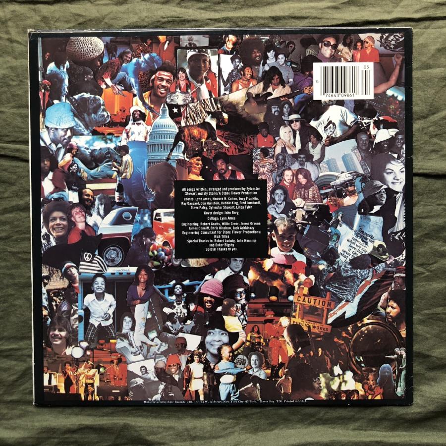 良盤 1986年 米国盤 スライ&ザ・ファミリー・ストーン Sly & The Family Stone LPレコード There's A Riot Goin' On:  R&B ソウル ファンク｜astrotunes｜02