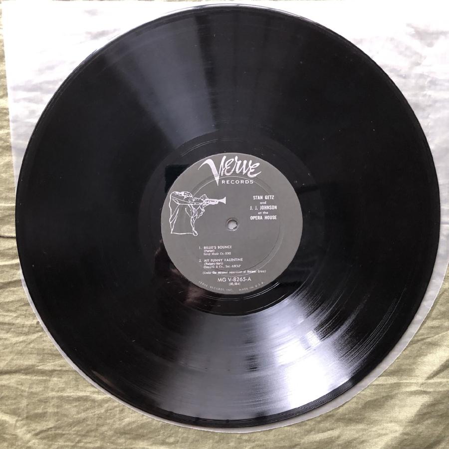 原信夫Collection MG V-8265 1957年 米国初盤 Stan Getz / J. J. Johnson LPレコード At The Opera House: Ray Brown， Oscar Peterson