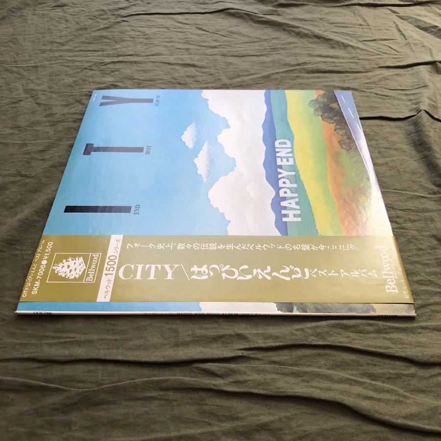 良盤 美ジャケ 1979年 はっぴいえんど LPレコード CITY City - Happy