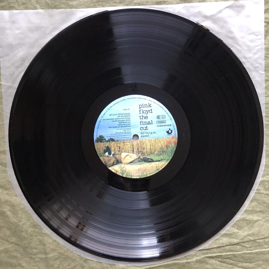 Pink Floyd ファイナル・カット レコード　見本盤 傷なし美盤 1983年 レア ドイツ盤 ピンク・フロイド Pink Floyd