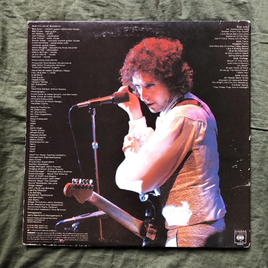 美盤 1979年 英国初盤 ボブ・ディラン Bob Dylan 2枚組LPレコード