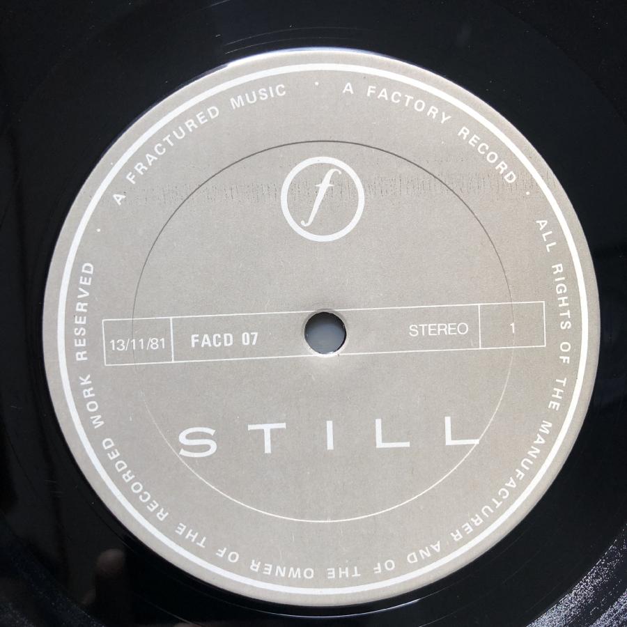 傷なし美盤 美ジャケ 新品並み 1981年 カナダ盤 ジョイ・ディヴィジョン Joy Division 2枚組LPレコード スティル Still: Ian Curtis