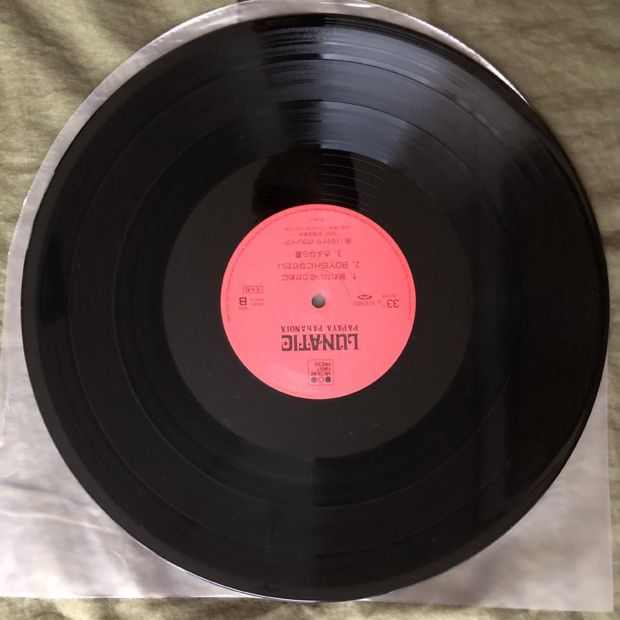 美盤 美ジャケ レア盤 プロモ盤 1987年 パパイヤ・パラノイア