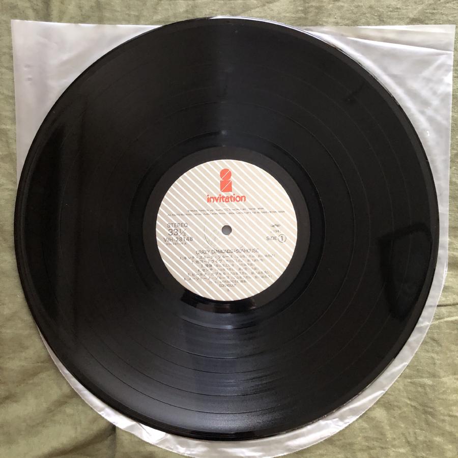 美盤 良ジャケ 1983年 サンハウス Sonhouse LPレコード Crazy Diamonds