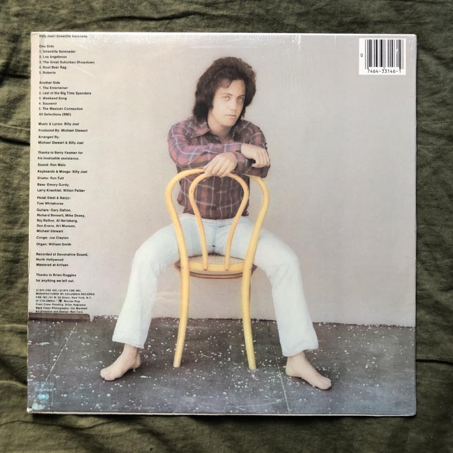 美盤 良ジャケ 1974年 PC 33146 米国 本国初盤 ビリー・ジョエル Billy
