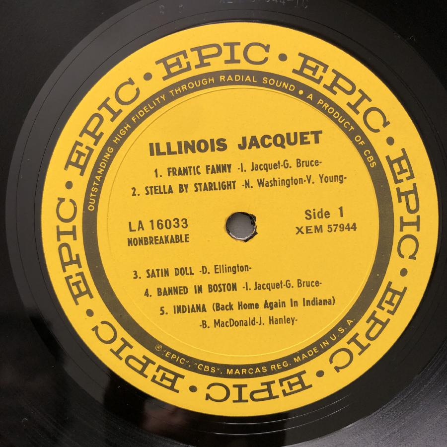 原信夫Collection 傷なし美盤 良ジャケ 1963年 米国 本国オリジナル盤 イリノイ・ジャケー Illinois Jacquet LPレコード S/T Kenny Burrell｜astrotunes｜07
