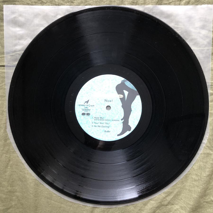 美盤 美ジャケ 美品 1987年 ベイブ BaBe LPレコード ナイス！ Nice! 帯