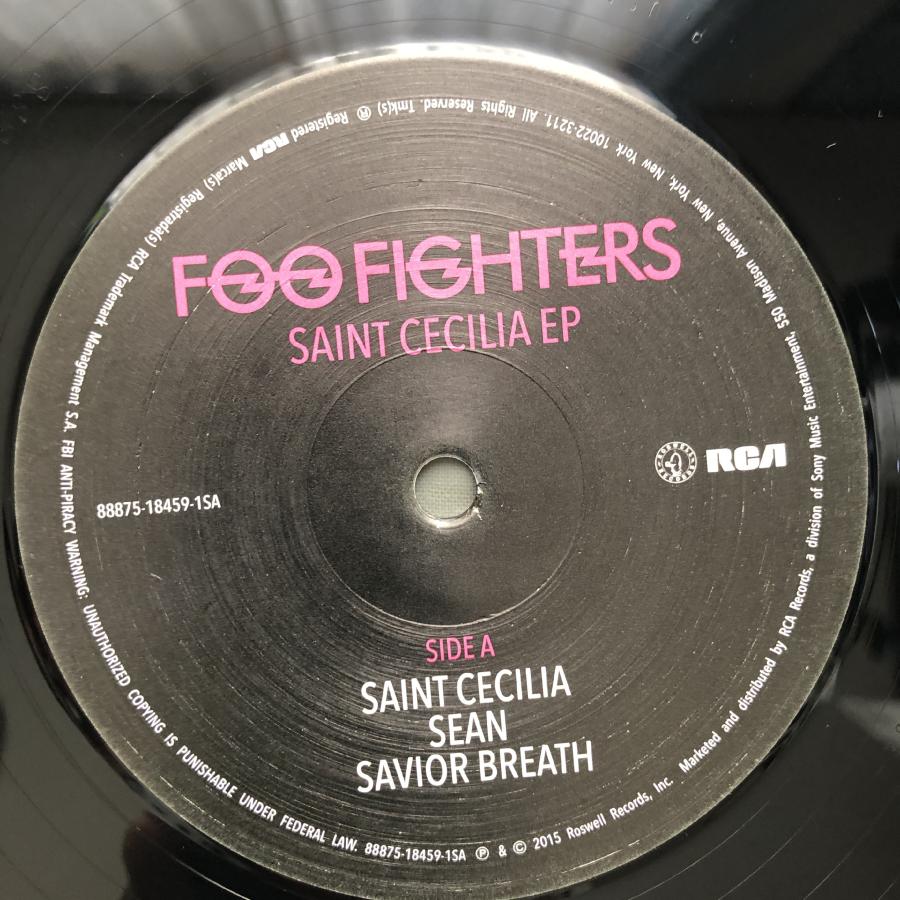 傷なし美盤 激レア 2016年 米国 本国オリジナル盤 フー・ファイターズ Foo Fighters LPレコード Miniアルバム Saint Cecilia EP Dave Grohl｜astrotunes｜06