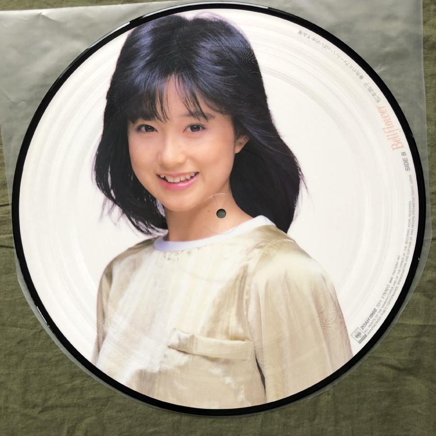 良盤 美ジャケ 1985年 松本典子 ピクチャーLPレコード Bellflower 帯付