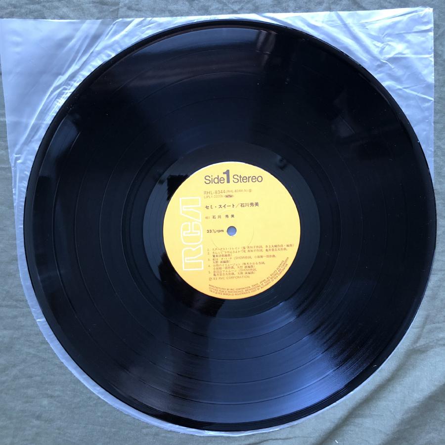 美盤 1983年 石川秀美 Hidemi Ishikawa LPレコード セミ・スイート