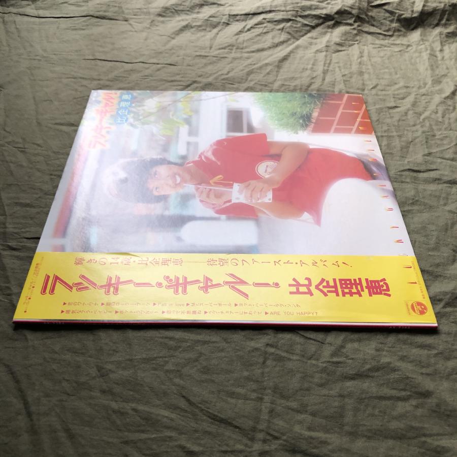 傷無美盤 美ジャケ 美品 レア盤 1980年 比企理恵 LPレコード ラッキー