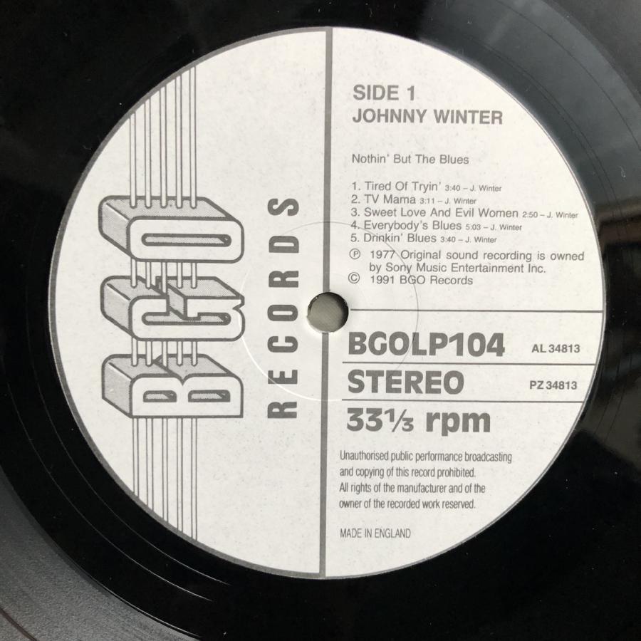 傷なし美盤 MPO刻印 レア盤 1991年 BGOLP104 英国盤 ジョニー