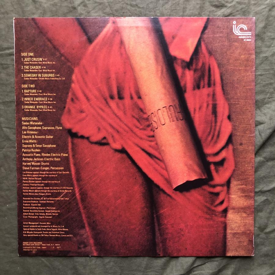 美盤 RL刻印 MASTERDISK刻印 1977年 レア IC 6064 米国初盤 渡辺貞夫