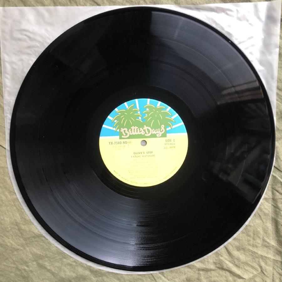 傷無美盤 1977年 渡辺香津美 LPレコード Olive's Step 帯付 Jazz